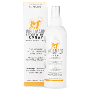 Wellmark Chlorhexidine Spray for Dogs & Cats