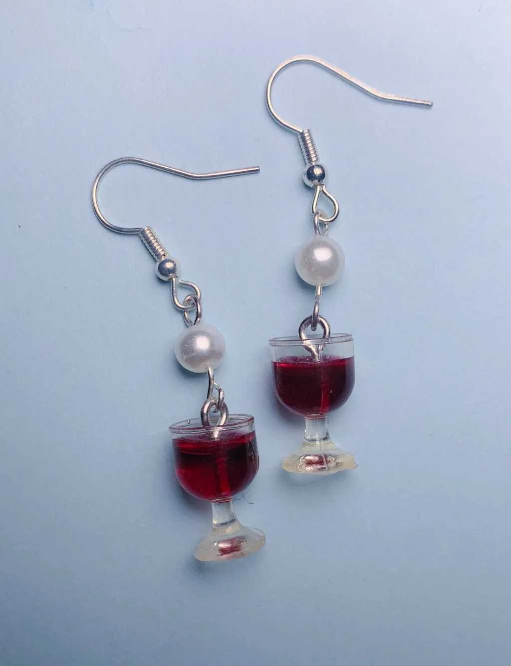 WINE GLASS EARRINGS